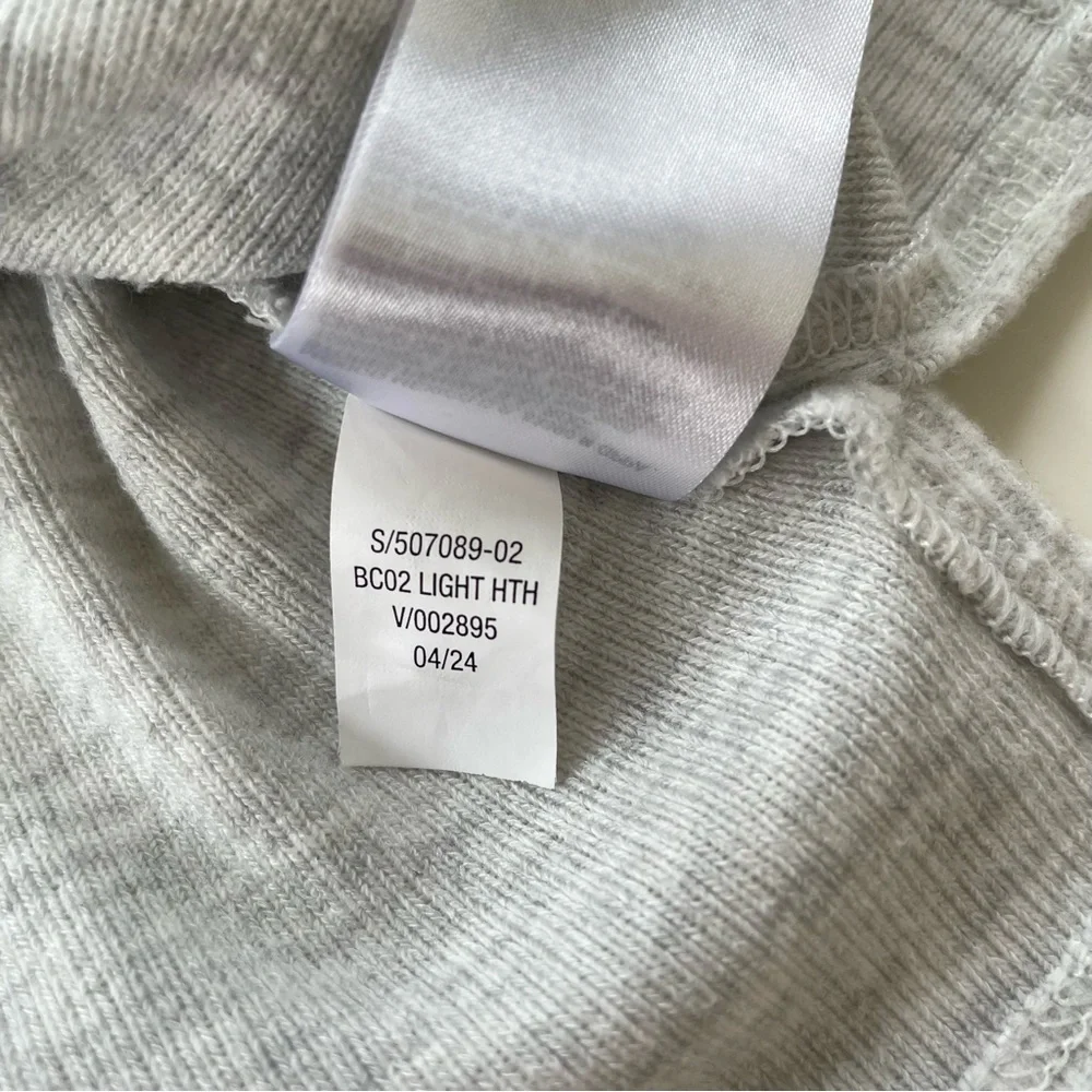 Old Navy Little Girls Grey Gray Cropped Ribbed Hoodie Flare Pant Set Size XS/5